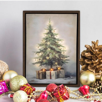 Battery-Operated Lighted Wall Art - Old Time Christmas