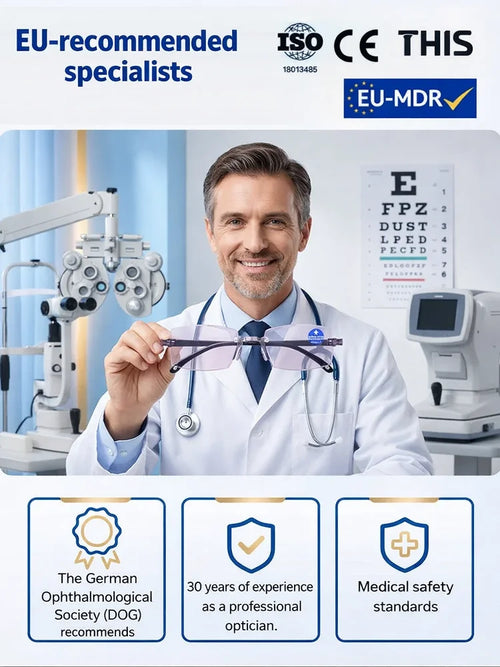 [Vision Returns to 20 Years Old] Smart Zoom Comfort Reading Glasses