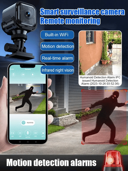 A901 360° Panoramic Wireless Home Security Camera – Full HD Remote Monitoring via Smartphone