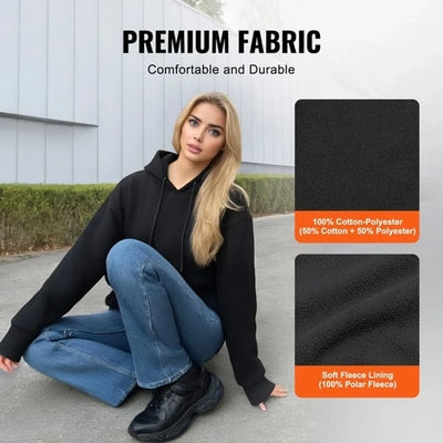 Smart Heated Hoodie! 🧥🔥 5 Heat Zones, Adjustable Temp u0026 Ultra-Comfort! ❄️