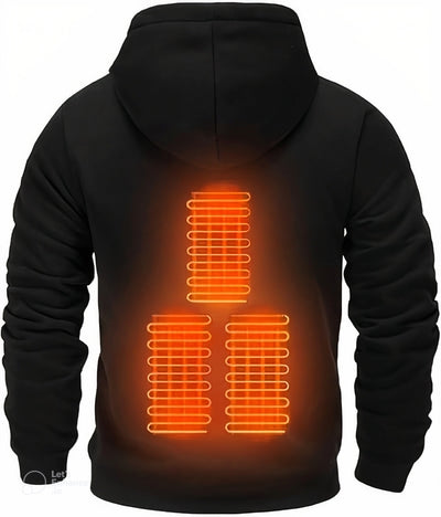 Smart Heated Hoodie! 🧥🔥 5 Heat Zones, Adjustable Temp u0026 Ultra-Comfort! ❄️