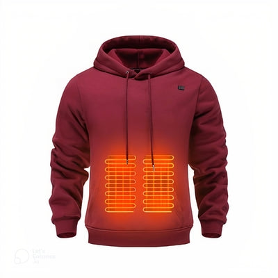 Smart Heated Hoodie! 🧥🔥 5 Heat Zones, Adjustable Temp u0026 Ultra-Comfort! ❄️