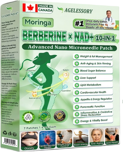 💖💖 AGELESSORY® 𝙈𝒐𝒓𝒊𝒏𝒈𝗮 · 𝗕𝗲𝗿𝗯𝐞𝐫𝐢𝐧𝙚 × 𝙉𝑨𝑫+ 𝟏𝟎-𝙞𝙣-𝟏 𝘼𝒅𝒗𝒂𝒏𝒄𝒆𝐝 𝐍𝐚𝐧𝙤 𝙈𝙞𝙘𝙧𝙤𝙣𝒆𝒆𝒅𝒍𝐞 𝐏𝐚𝐭𝙘𝙝(𝐉𝐮𝐬𝐭 𝐨𝐧𝐜𝐞 𝐚 𝐝𝐚𝐲, 𝐯𝐢𝐬𝐢𝐛𝐥𝐞 𝐜𝐡𝐚𝐧𝐠𝐞𝐬 𝐢𝐧 𝟕 𝐝𝐚𝐲𝐬） ✅ 𝐅𝐨𝐫 𝐨𝐛𝐞𝐬𝐢𝐭𝐲, 🅛🅞🅞🅢🅔 🅢🅚🅘🅝,𝐝𝐢𝐚𝐛𝐞𝐭𝐞𝐬, 𝐬𝐥𝐞𝐞𝐩 𝐚𝐩𝐧𝐞𝐚, 𝐣𝐨𝐢𝐧𝐭 𝐢𝐬𝐬𝐮𝐞𝐬, 𝐚𝐧𝐝 𝐦𝐨𝐫𝐞